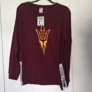 PINK VS ARIZONA STATE UNIVERSITY BLING CAMPUS CREW